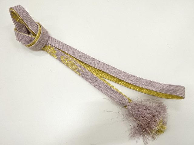 JAPANESE KIMONO / HAND-TIED OBIJIME CORD